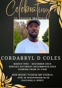 Cordarryl \"Cord\" Coles